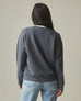 Women's Vintage Wash Relaxed French Terry Crew - Metropolitan Grey